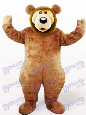 Costume de mascotte adulte animal ours brun