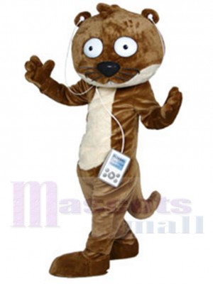 Ollie la loutre costume de mascotte