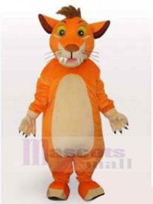 Tigre costume de mascotte