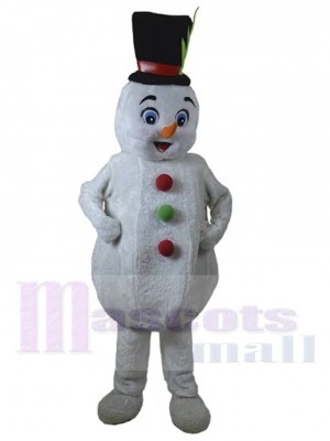 Bonhomme de neige costume de mascotte