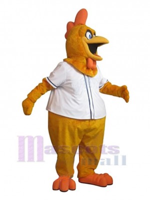 Poulet costume de mascotte