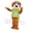 Chien lecteur rocheux costume de mascotte