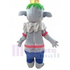 Trolls King Prince Gristle costume de mascotte