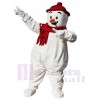 Bonhomme de neige costume de mascotte