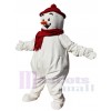 Bonhomme de neige costume de mascotte