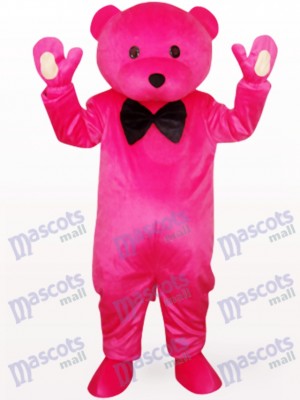 Chef ours en costume de mascotte animaux vêtements Rose