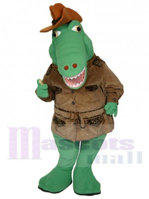 Alligator costume de mascotte