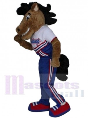 Cheval Mustang costume de mascotte