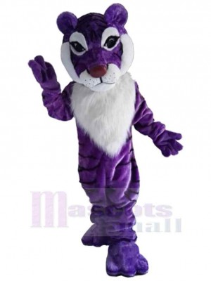 Tigre violet Costume de mascotte Animal Déguisements