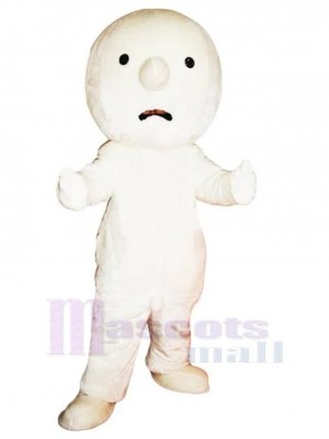 Bonhomme de neige costume de mascotte