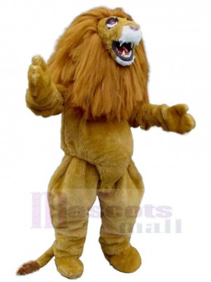 Lion aux cheveux longs Mascotte Costume Animal