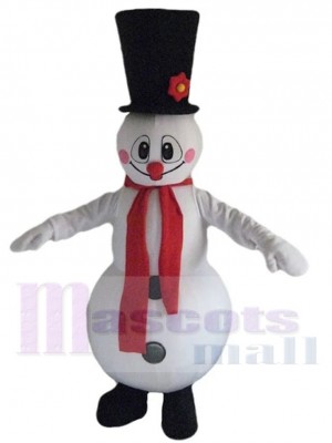 Bonhomme de neige costume de mascotte