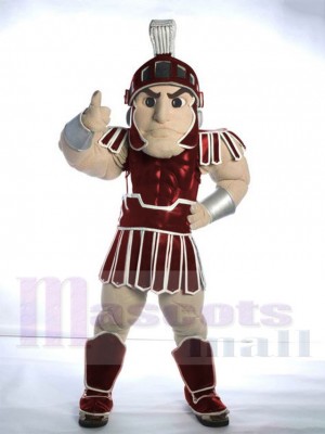 Bordeaux Chevalier de Troie spartiate Sparty Mascotte Costume Personnes