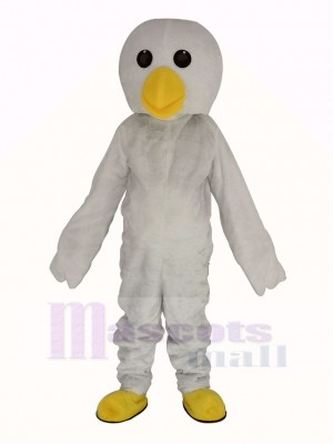 blanc Poussin Mascotte Costume