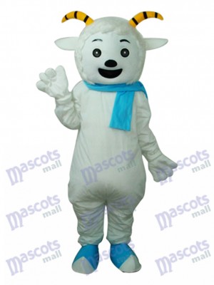 Costume de mascotte chèvre agréable adulte