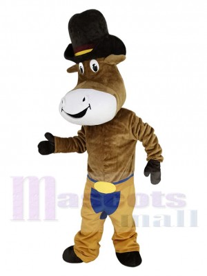 Mignon Cow-boy Bœuf Bovins Mascotte Costume Animal